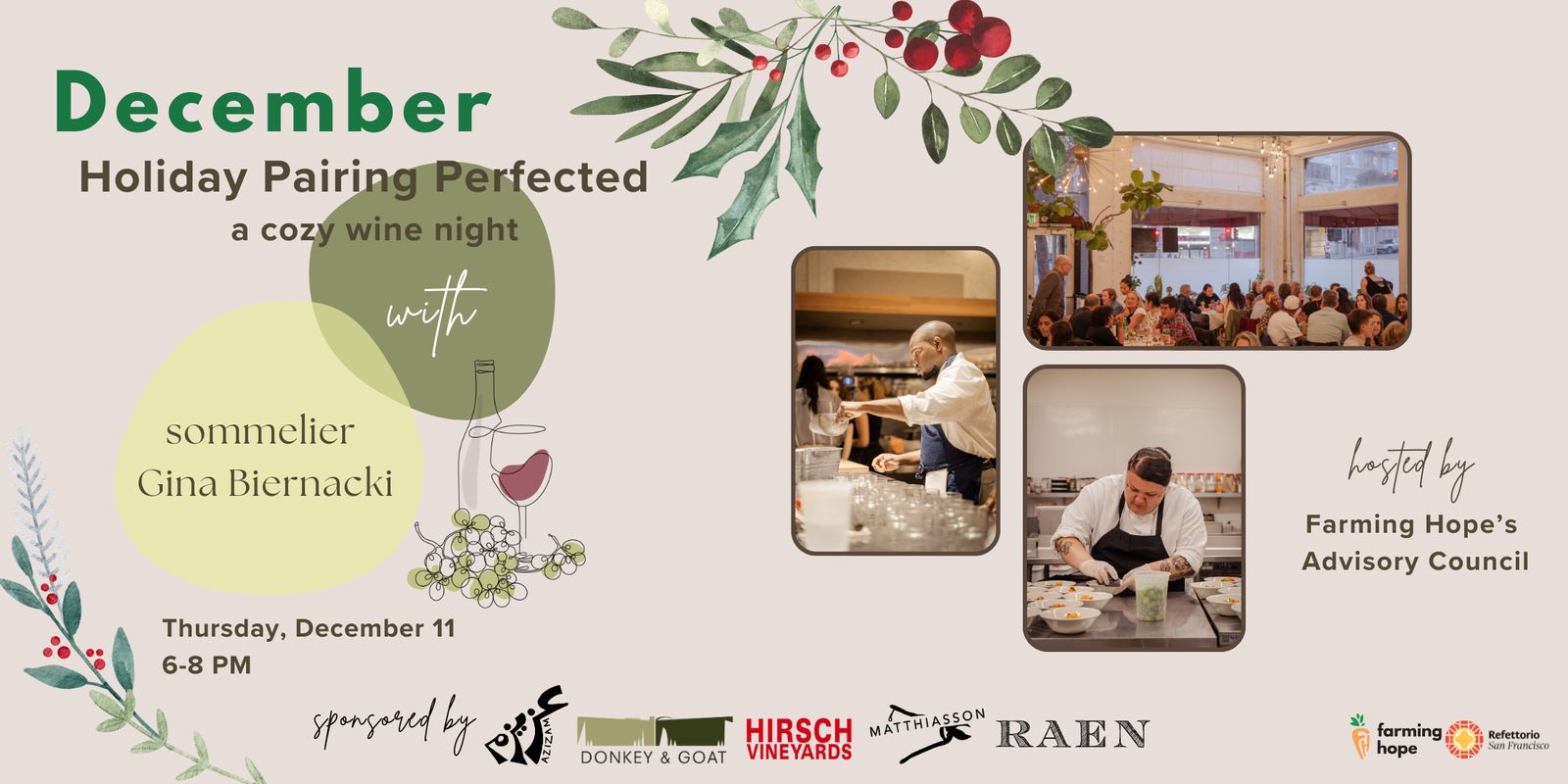 Holiday wine pairing