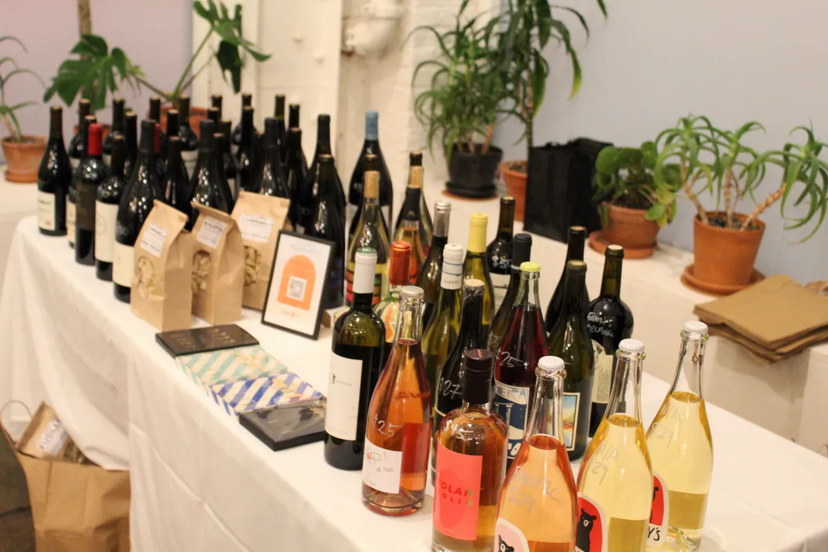 Wine display setup